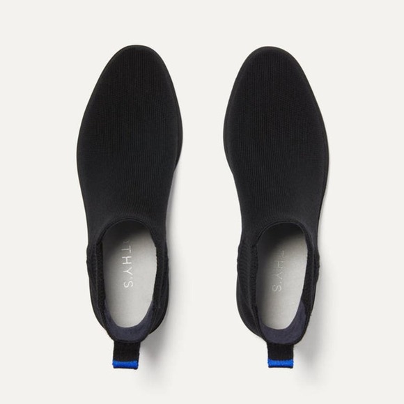 Rothy's The Lug Boot Merino Wool Lightweight Onyx Black Size W9.5 NWOB - Picture 3 of 11